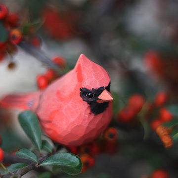 Handmade Carved Bird Figurine
